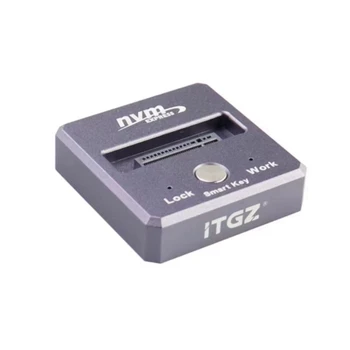 ITGZ M. 2 NVME SSD Ruum Docking Station Hall SSD Kloon Ruum 10Gbps M. 2 NVME SSD Adapter, Lugeja - Pilt 1  