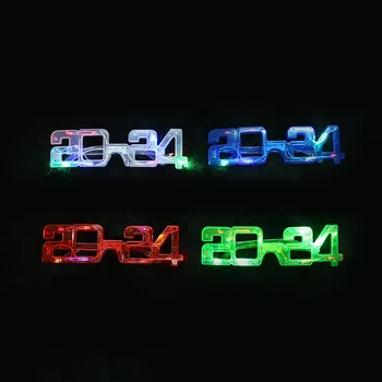 20pcs LED 2024 süttib Prillid Neoon Värvidega Led Lapsed Teismelised Täiskasvanud Sünnipäeva Neon Glow Pool Soosib - Pilt 1  