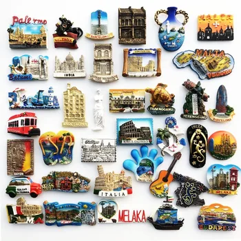 Malta Veneetsia, Firenze Itaalia Külmkapimagneteid Suveniiride Gruusia, Bulgaaria, Ungari Holland Turismi Magnet Külmik Kleebised - Pilt 1  