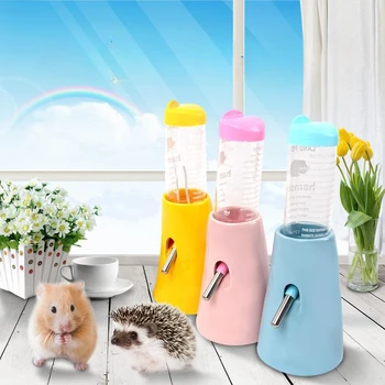 Loominguline Hamster Veepudelit Omanik Vee Investor Lemmikloomatarbed Vee Pudel Siil Investor-Keraamiline Hamster Vee Dispenser - Pilt 1  