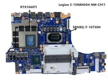 Lenovo Legion 5-15IMH05H Sülearvuti Emaplaadi.GY750/751 NM-C911 Emaplaadi RTX1660TI 5B20S44528 i7-10750H - Pilt 1  