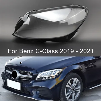 Eest 2019-2021 Mercedes Benz W205 C180 C200 C260L C280 C300 Esilaterna Katta Läbipaistva Lambivarju Esitulede Shell Pleksiklaas - Pilt 1  