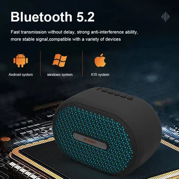 Stereo Heli Kasti Bluetooth Võimas, Kaasaskantav Kõlar, Subwoofer, Traadita TWS HD Heli Arvuti Kõlarid Auto Pc Gamer - Pilt 2  